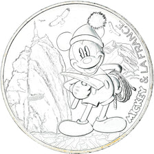 France, 10 Euro, Mickey premier de cordée, 2018, Paris, MS(65-70), Silver