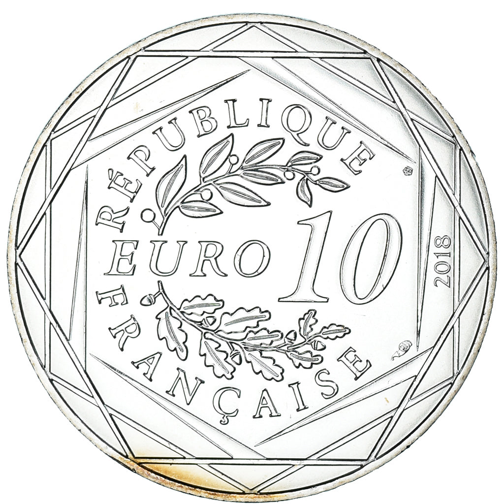 Francja, Mickey, Le Roi de la petite Reine, 10 Euro, 2018, Paris, MS(65-70)