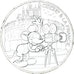 France, 10 Euro, Mickey silence on tourne, 2018, Paris, MS(65-70), Silver