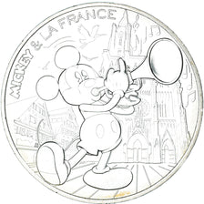France, 10 Euro, 2018, Mickey Fugue à la cathédrale.FDC, FDC, Argent
