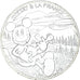 France, 10 Euro, 2018, Mickey Ode aux volcans.FDC, MS(65-70), Silver