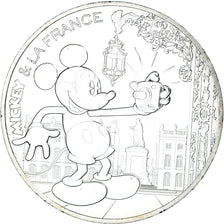 France, 10 Euro, 2018, Mickey Dans la place .FDC, MS(65-70), Silver