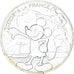 France, 10 Euro, 2018, Mickey Voile à l'horizon.FDC, MS(65-70), Silver