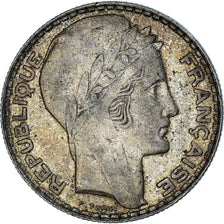 Moneda, Francia, Turin, 10 Francs, 1938, Paris, BC+, Plata, KM:878, Gadoury:801