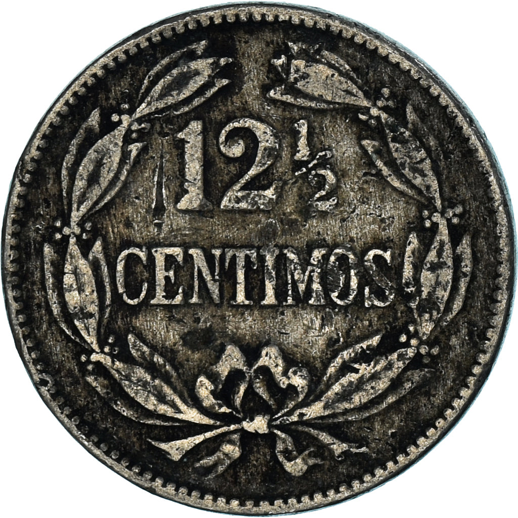 Moneta, Venezuela, 12-1/2 Centimos, 1946, VF(20-25), Cupro Nickel