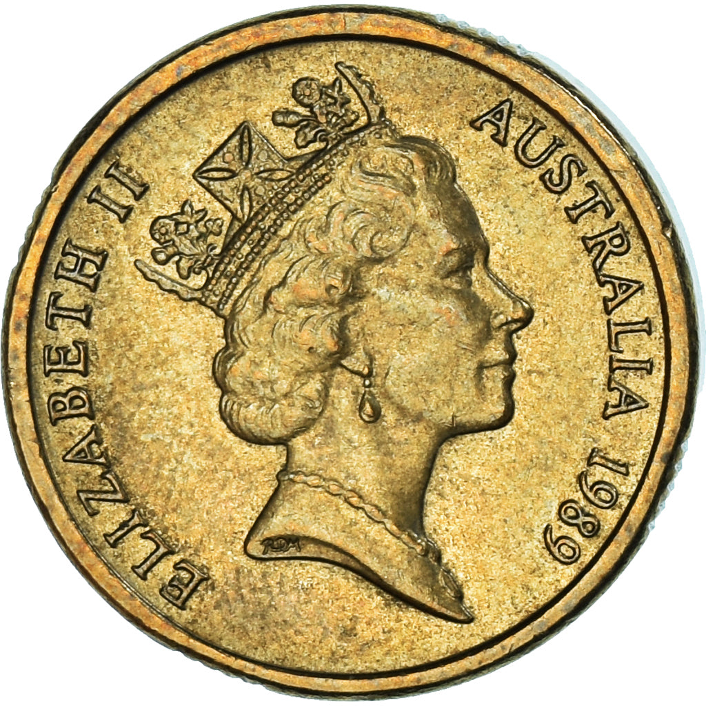 Coin, Australia, Elizabeth II, 2 Dollars, 1989, EF(40-45), Aluminum-Bronze