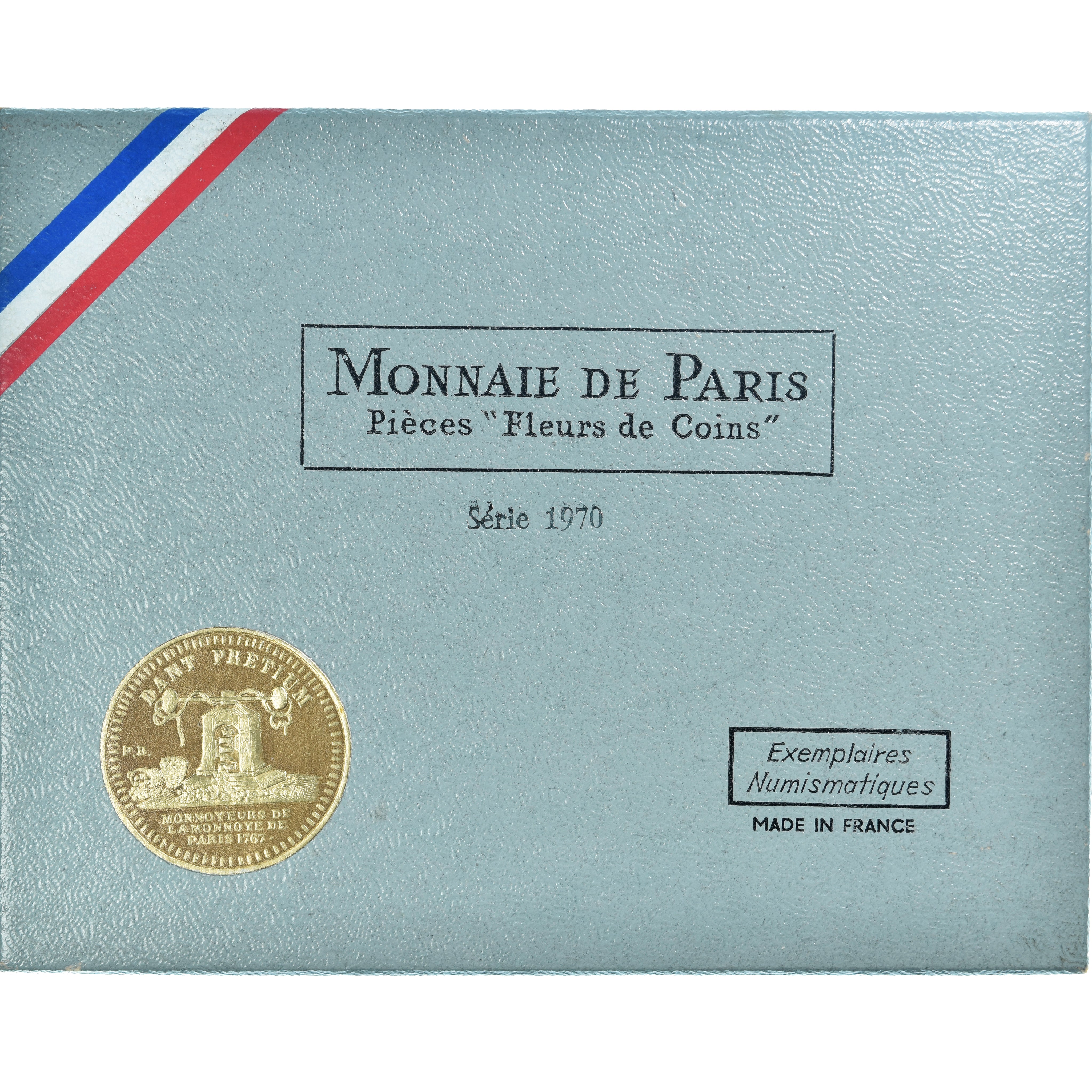 Coin, France, Set, 1970, Monnaie de Paris, FDC, MS(65-70), Gadoury:page 287