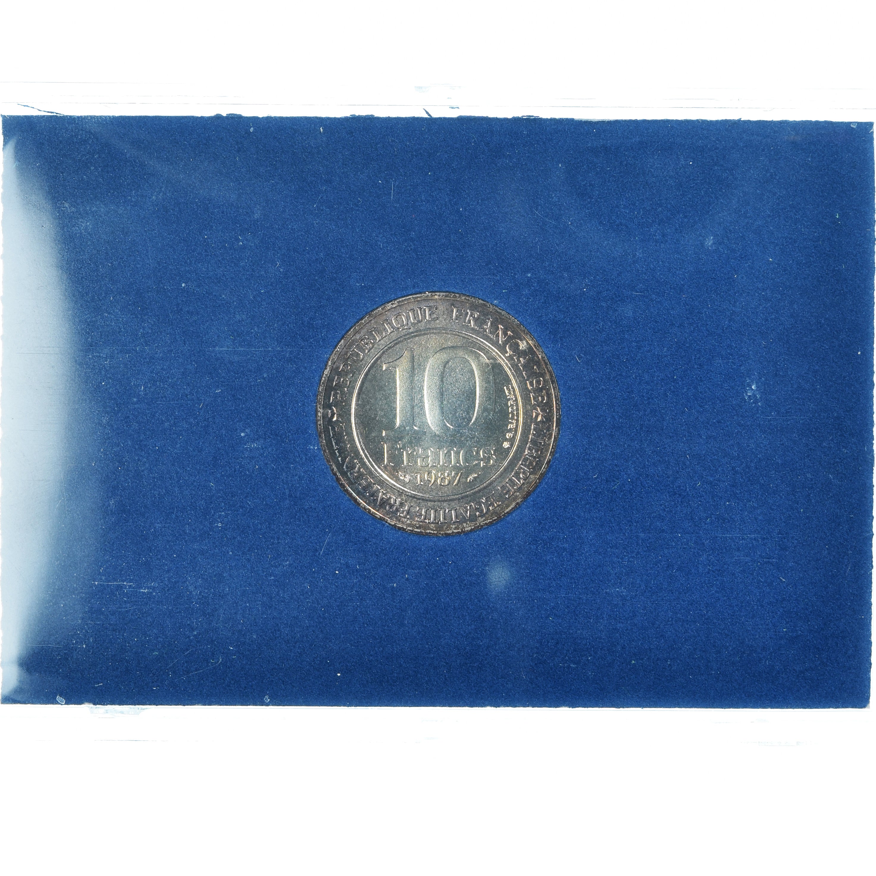Coin, France, 10 Francs, 1987, BU, MS(65-70), Silver, KM:961a, Gadoury:820
