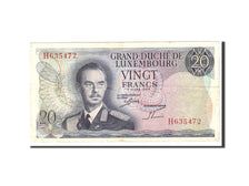 Banknote, Luxembourg, 20 Francs, 1966, 1966-03-07, KM:54a, EF(40-45)