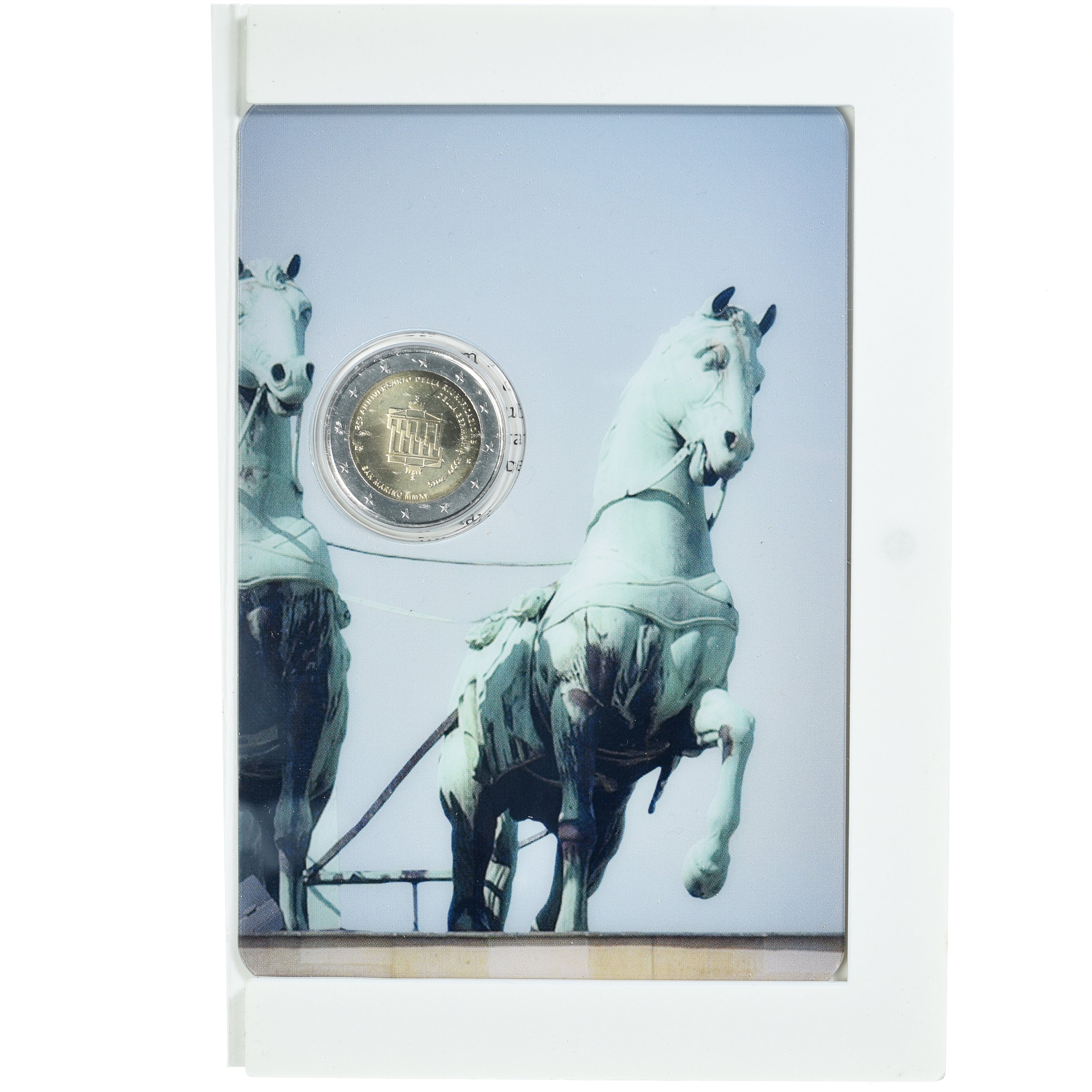 San Marino, 2 Euro, 25ème anniversaire de la réunification de l'Allemagne