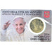 VATICAN CITY, 50 Euro Cent, 2014, Rome, Coin card.FDC, MS(65-70), laiton