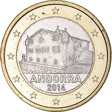 Andorra, 1 Euro, 2014, AU(50-53), Bi-Metallic, KM:New