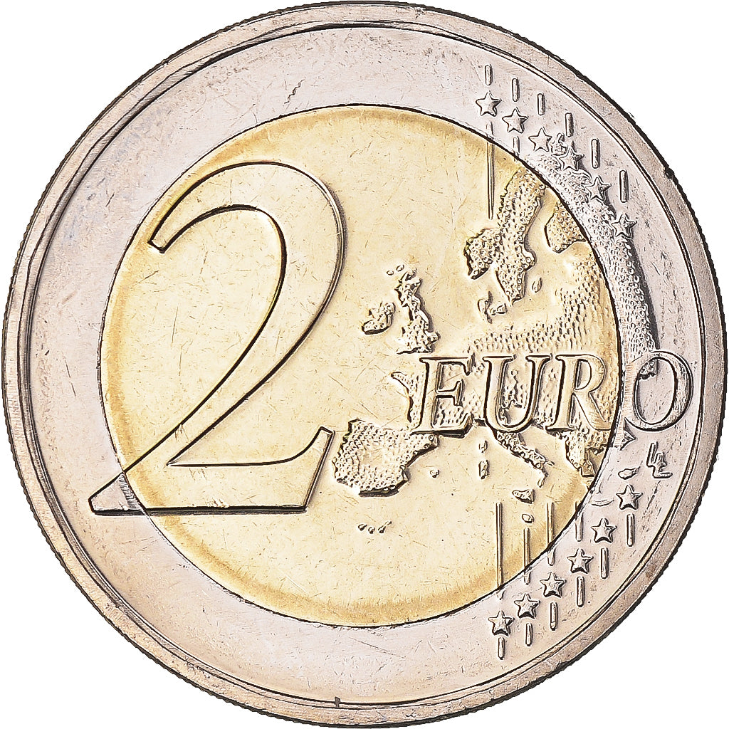Luxemburgo, 2 Euro, 2018, MS(63), Bimetálico, KM:New