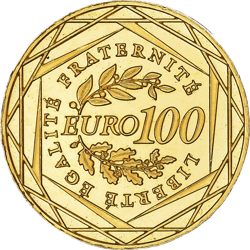 France, 100 Euro, 2010, Paris, MS(65-70), Gold, KM:1536