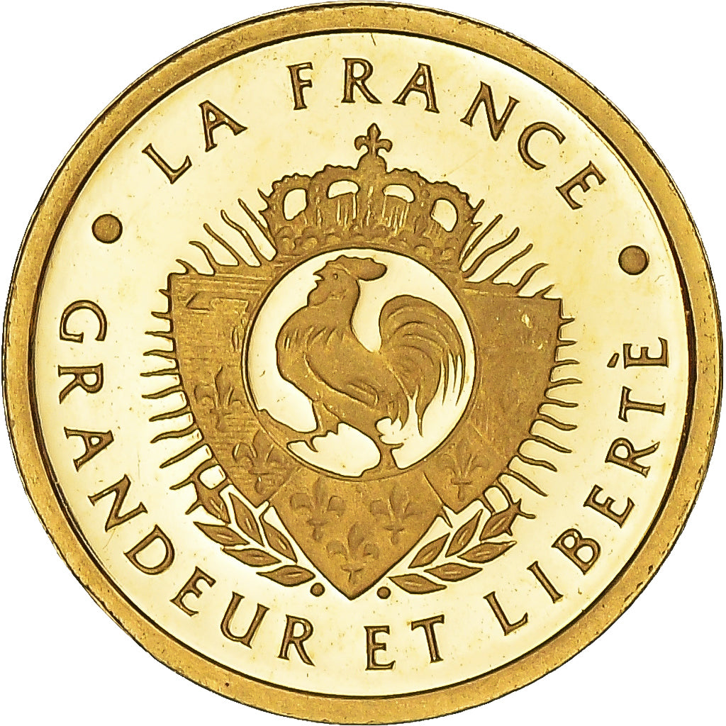 France, Medal, Déclaration des Droits de l'Homme, History, MS(65-70), Gold