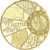 France, 5 Euro, 2013, Monnaie de Paris, Notre Dame de Paris, UNC, Gold