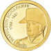 Munten, Gabon, 1000 Francs CFA, 2013, General De Gaulle. BE, FDC, Goud
