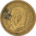Monnaie, Monaco, Louis II, Franc, 1943, TB+, Bronze-Aluminium, Gadoury:132