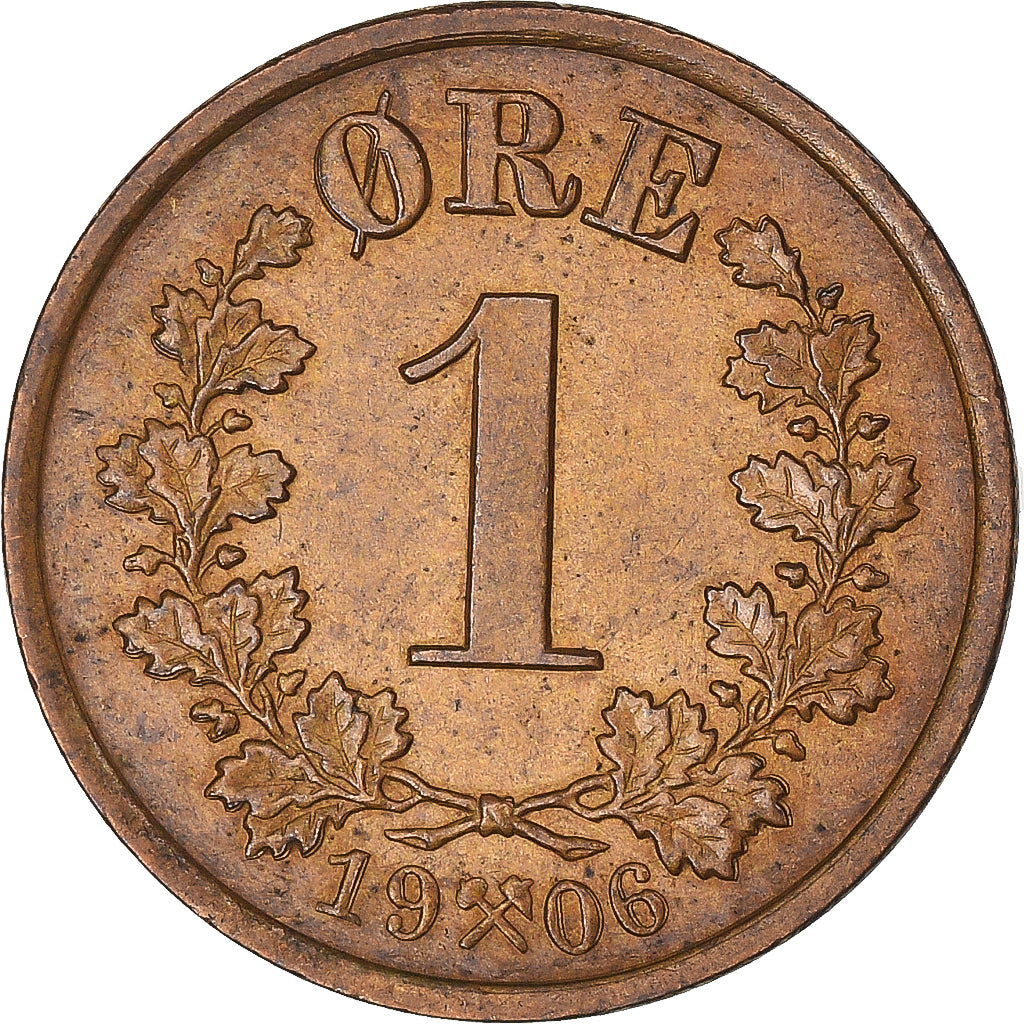 Coin, Norway, Haakon VII, Ore, 1906, EF(40-45), Bronze, KM:361