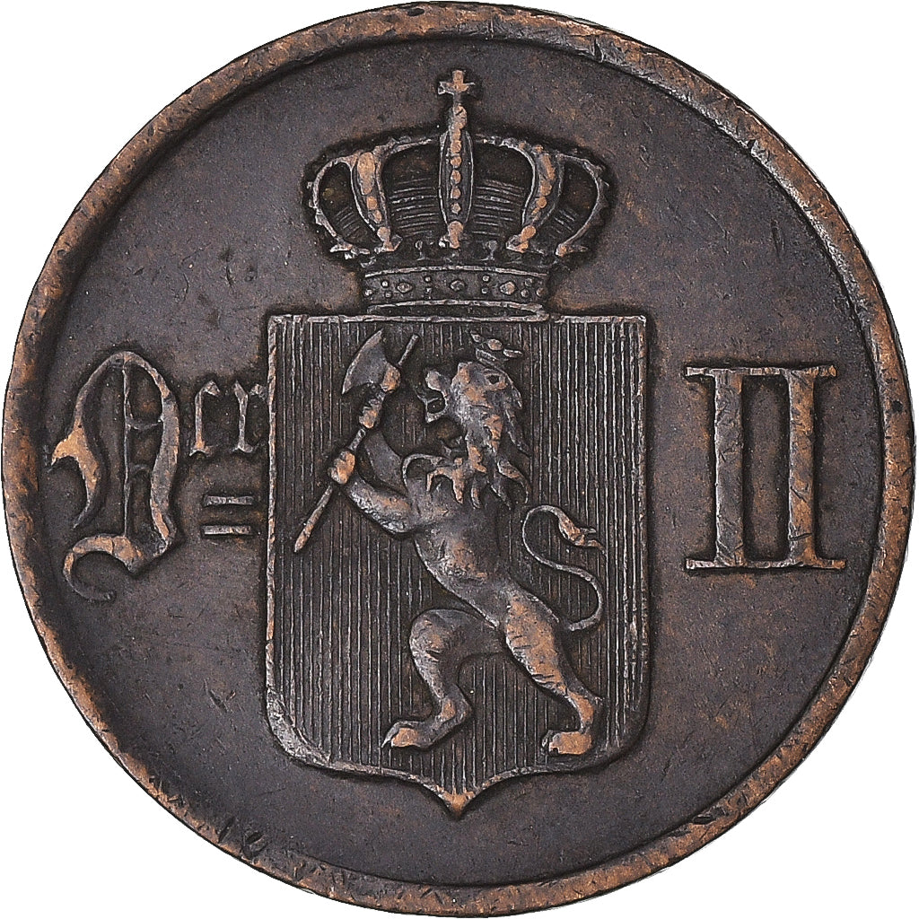 Munten, Noorwegen, Ore, 1902, ZF+, Bronzen, KM:352