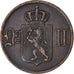 Munten, Noorwegen, Ore, 1902, ZF+, Bronzen, KM:352