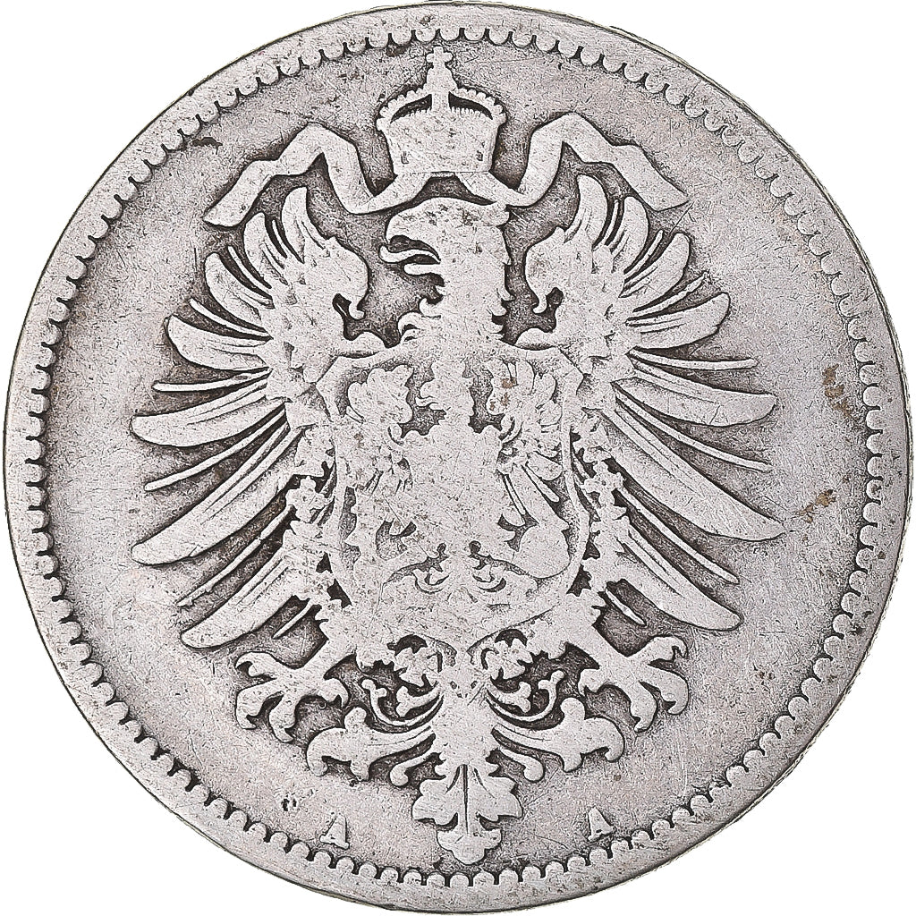 Moneta, Stati tedeschi, Mark, 1878, Berlin, MB, Argento