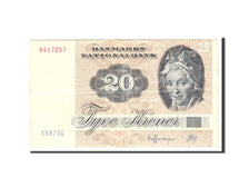 Denmark, 20 Kroner, 1987, KM:49g, Undated, EF(40-45)