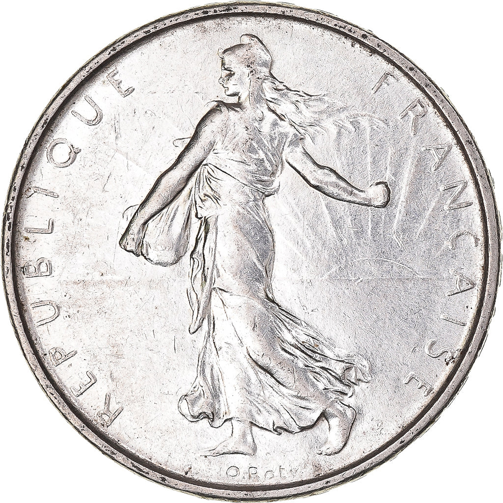Coin, France, Semeuse, 5 Francs, 1962, Paris, AU(50-53), Silver, KM:926