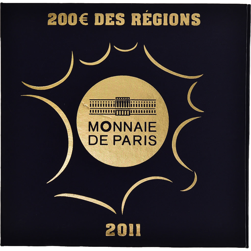 France, Monnaie de Paris, 200 Euro, 2011, Pessac, Euro DES RÉGIONS .BU