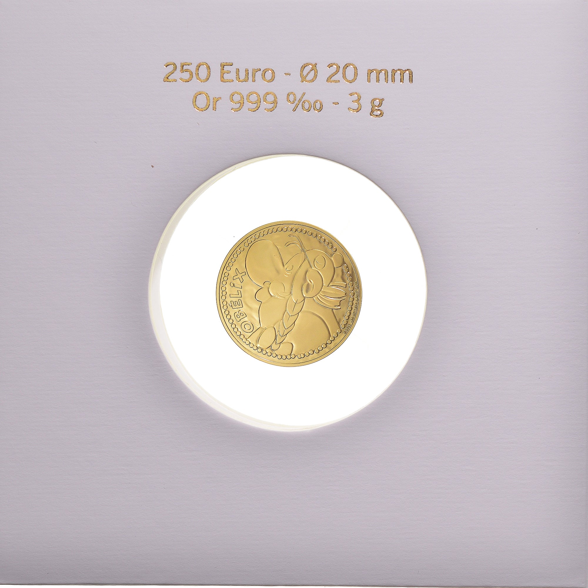 France, 250 Euro, 2022, Monnaie de Paris, Asterix, MS(65-70), Gold