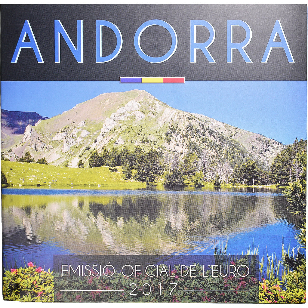 Andorra, 1 Cent to 2 Euro, 2017, BU, MS(65-70)