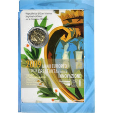 San Marino, 2 Euro, 2009, Rome, Anno Europeo della Creatività e della