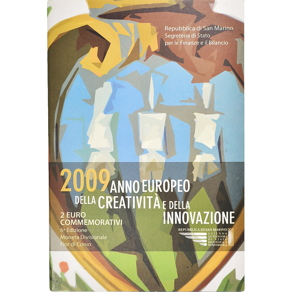 San Marino, 2 Euro, 2009, Rome, Anno Europeo della Creatività e della