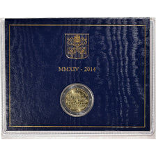 Vatican, 2 Euro, 2014, MS(65-70), Bi-Metallic