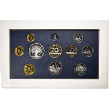 Coin, France, Proof Set Franc, 1998, Monnaie de Paris, BE, MS(65-70)