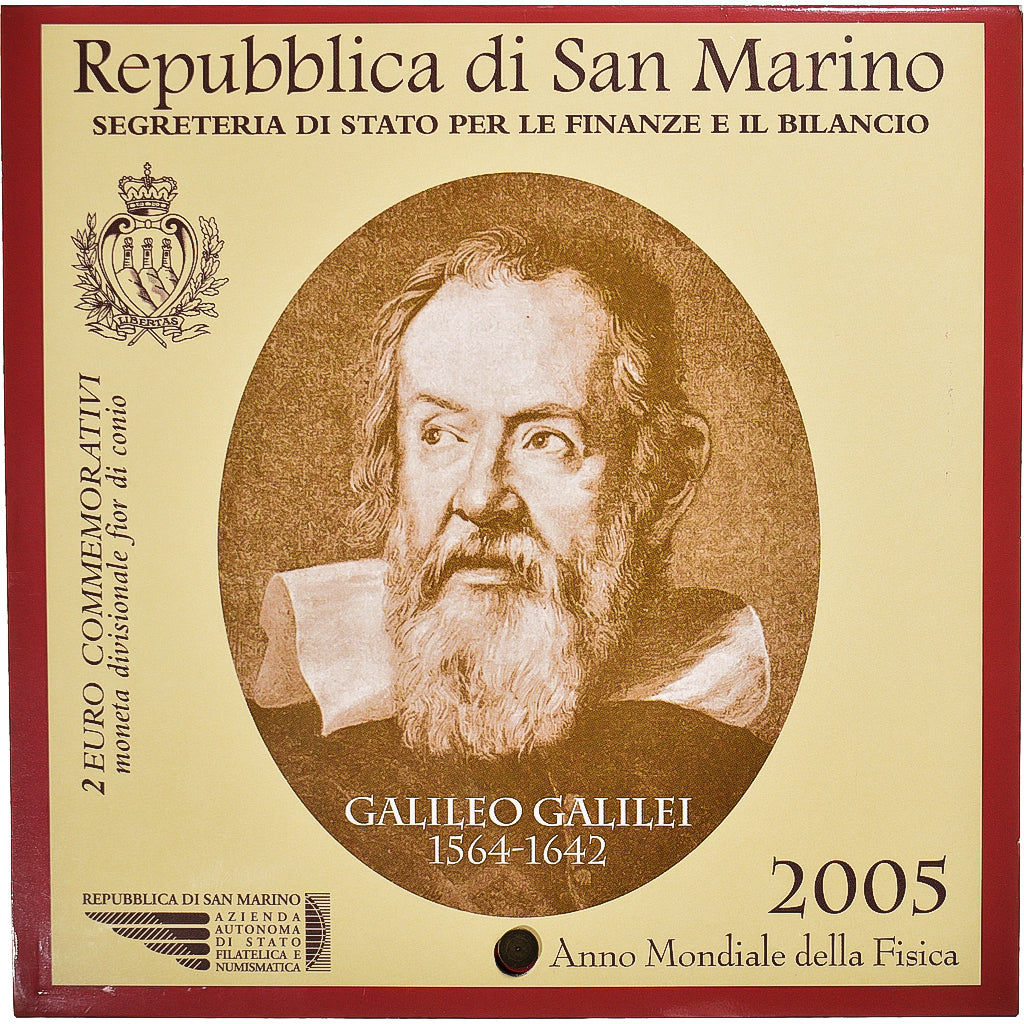 San Marino, 2 Euro, 2005, Rome, MS(65-70), Bi-Metallic, KM:469