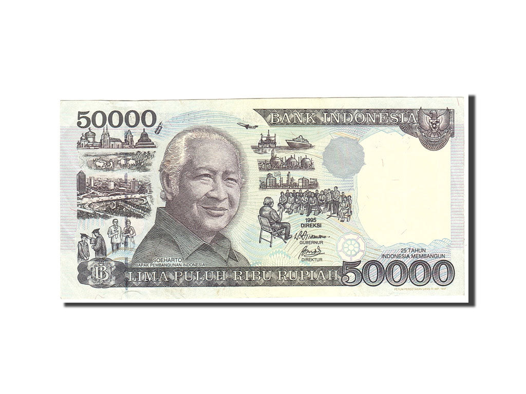 Banknote, Indonesia, 50,000 Rupiah, 1995, 1997, KM:136c, EF(40-45)