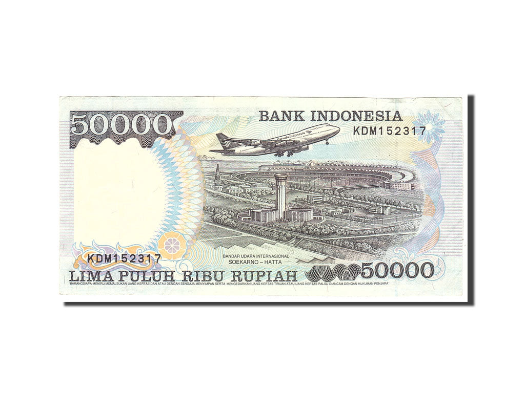 Banknote, Indonesia, 50,000 Rupiah, 1995, 1997, KM:136c, EF(40-45)