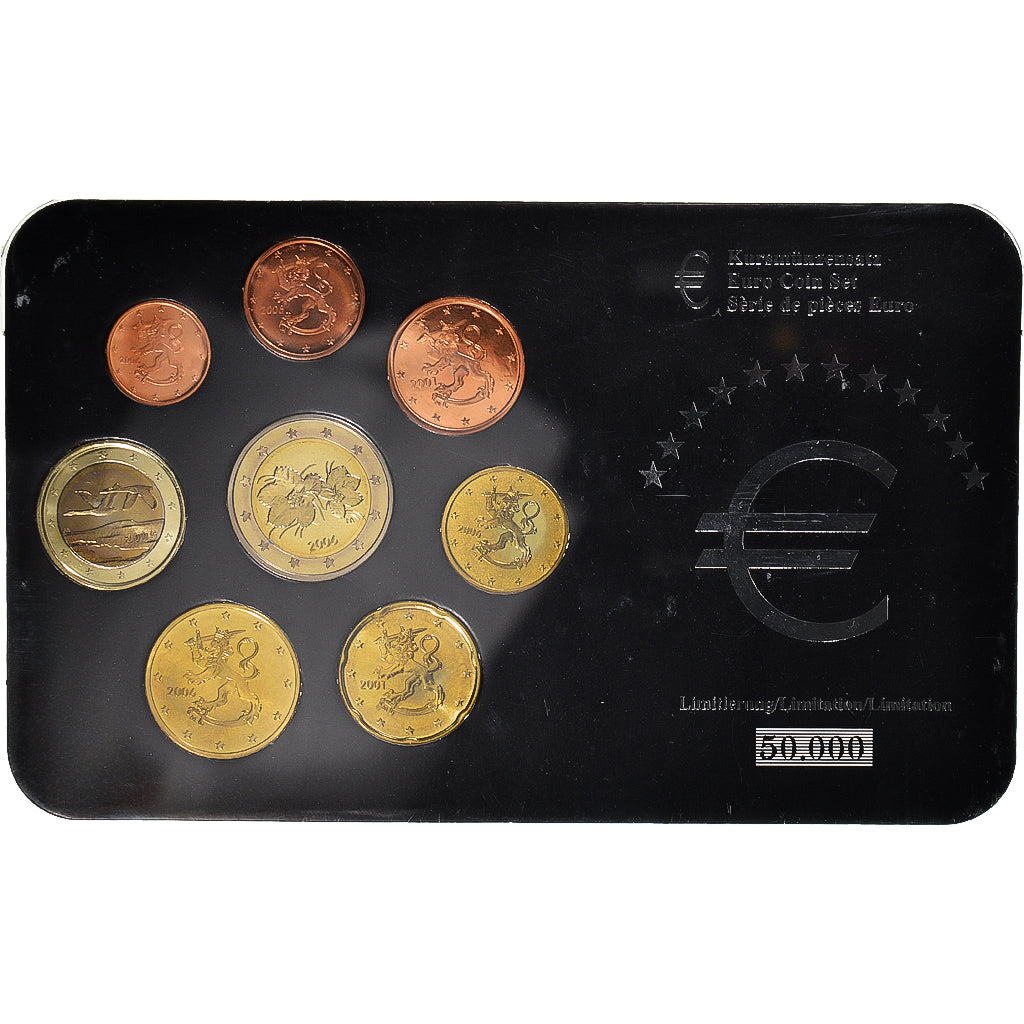 Finland, Euro-Set, 2006, 1 cent à 2 euro.FDC, MS(65-70)