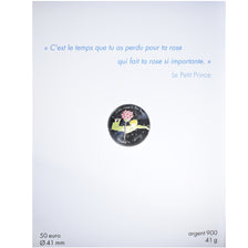 France, Monnaie de Paris, 50 Euro, Petit Prince, 2016, Paris, BU, colorisée