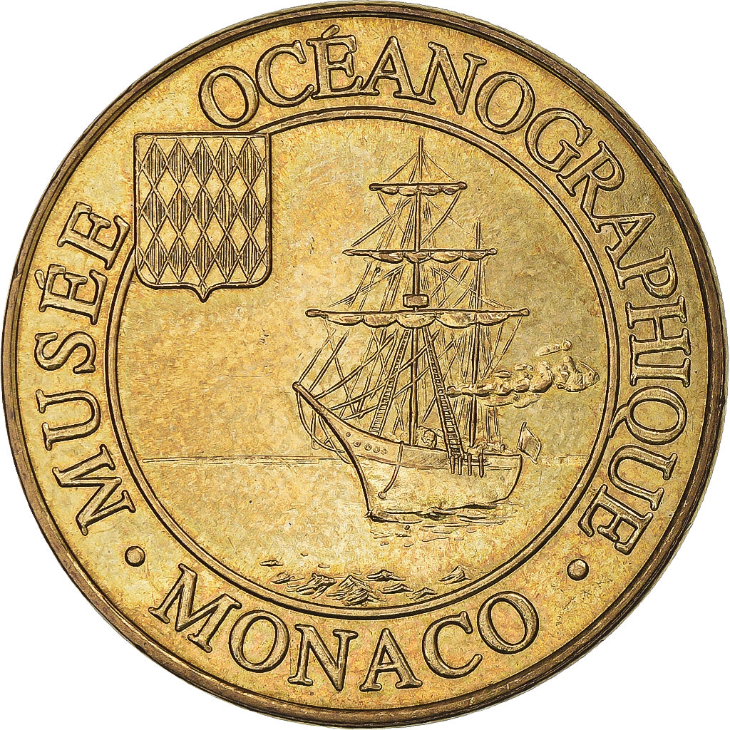 Francia, ficha, Touristic token, Monaco - Musée océanographique n°1, 2004