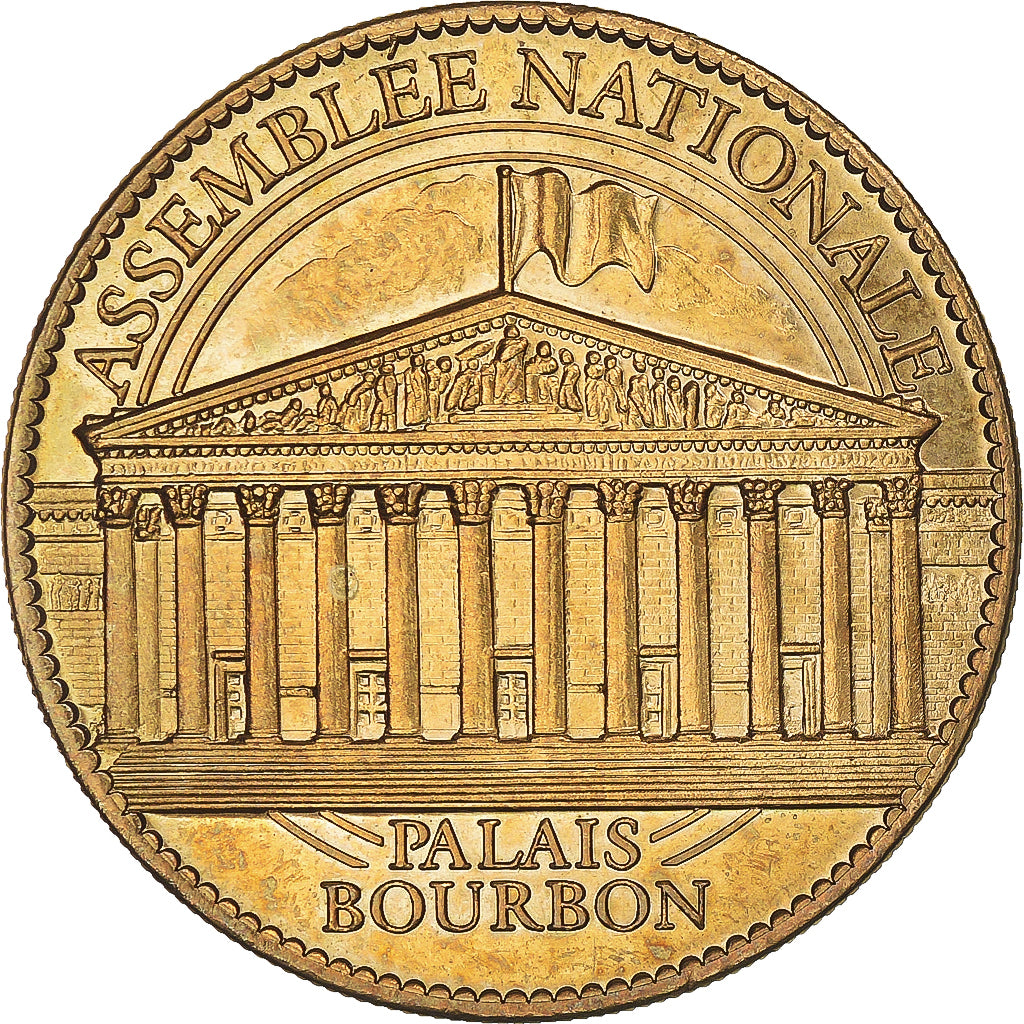 France, Token, Touristic token, Paris - Assemblée Nationale - Palais Bourbon