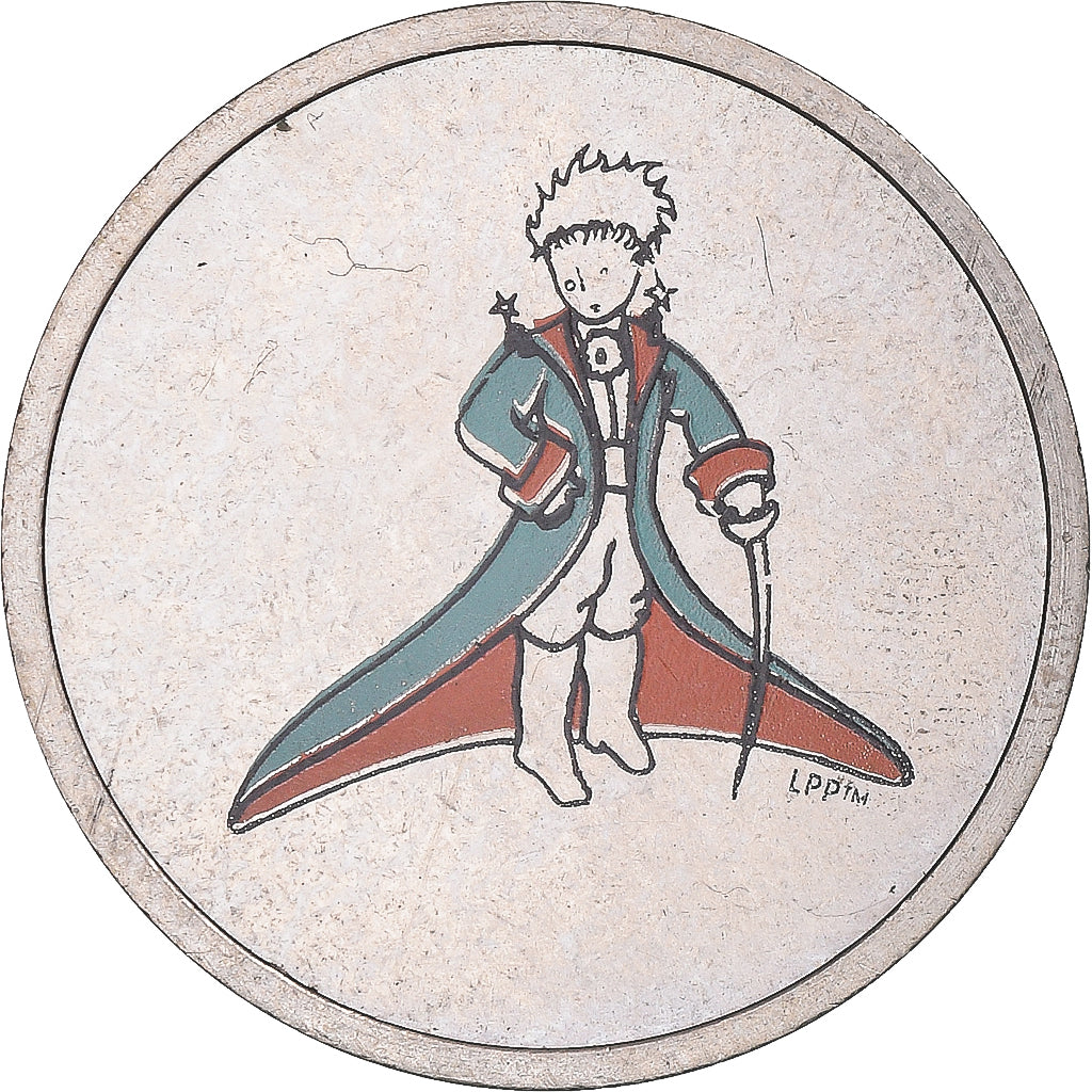 France, Token, Le Petit Prince, Monnaie de Paris, Colorized, MS(63)