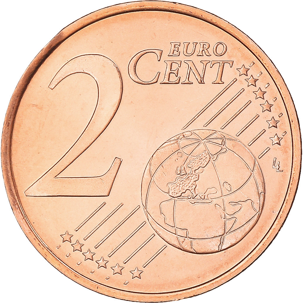 Finland, 2 Euro Cent, 2004, Vantaa, MS(60-62), Copper Plated Steel, KM:99