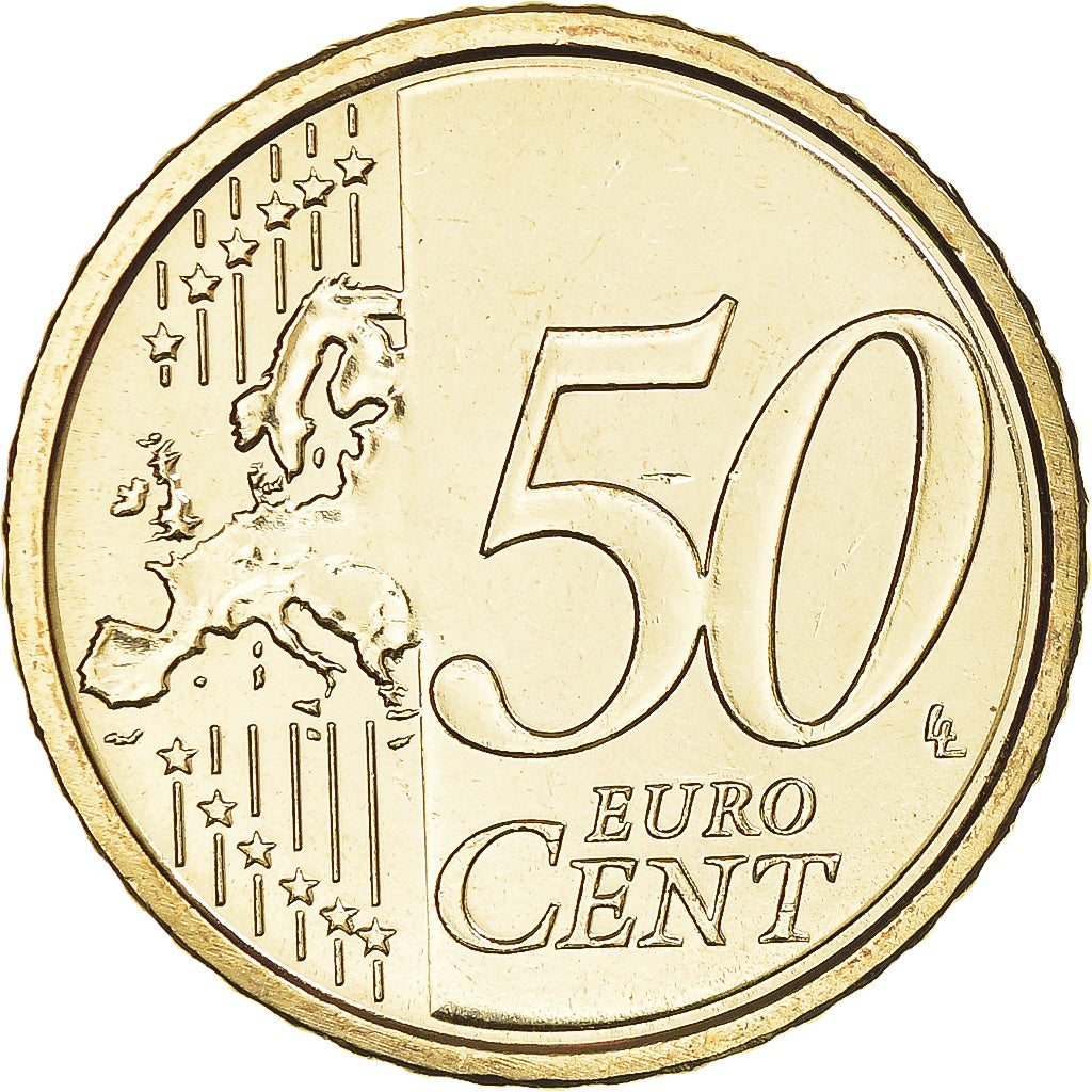 Vaticano, 50 Euro Cent, 2011, Rome, Doré, SPL+, Ottone dorato