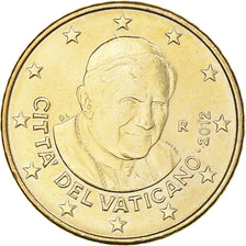 Monnaie, Cité du Vatican, Benedict XVI, 50 Euro Cent, 2012, Rome, SUP, Laiton