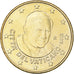Monnaie, Cité du Vatican, Benedict XVI, 50 Euro Cent, 2012, Rome, SUP, Laiton