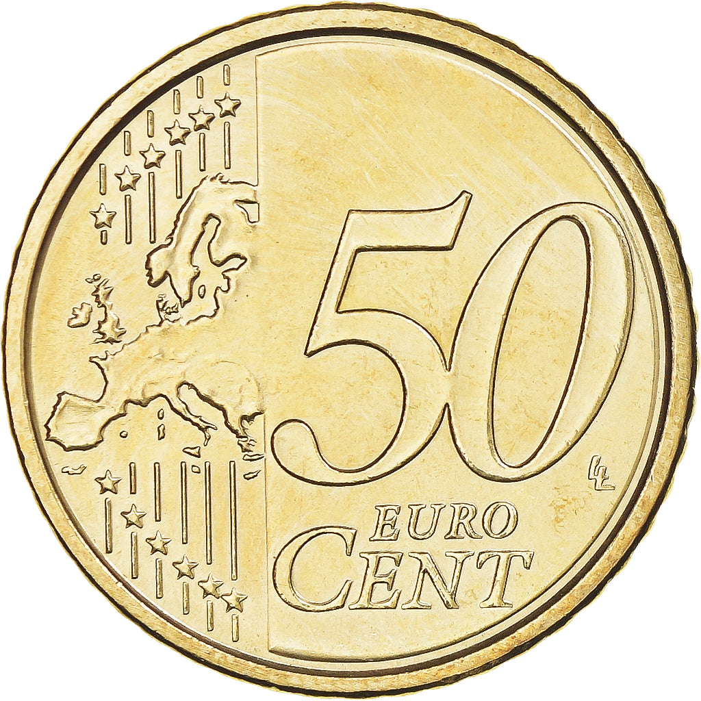 Monnaie, Cité du Vatican, Benedict XVI, 50 Euro Cent, 2012, Rome, SUP, Laiton