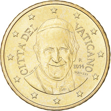 Vatican, 50 Euro Cent, 2014, Rome, MS(65-70), Brass