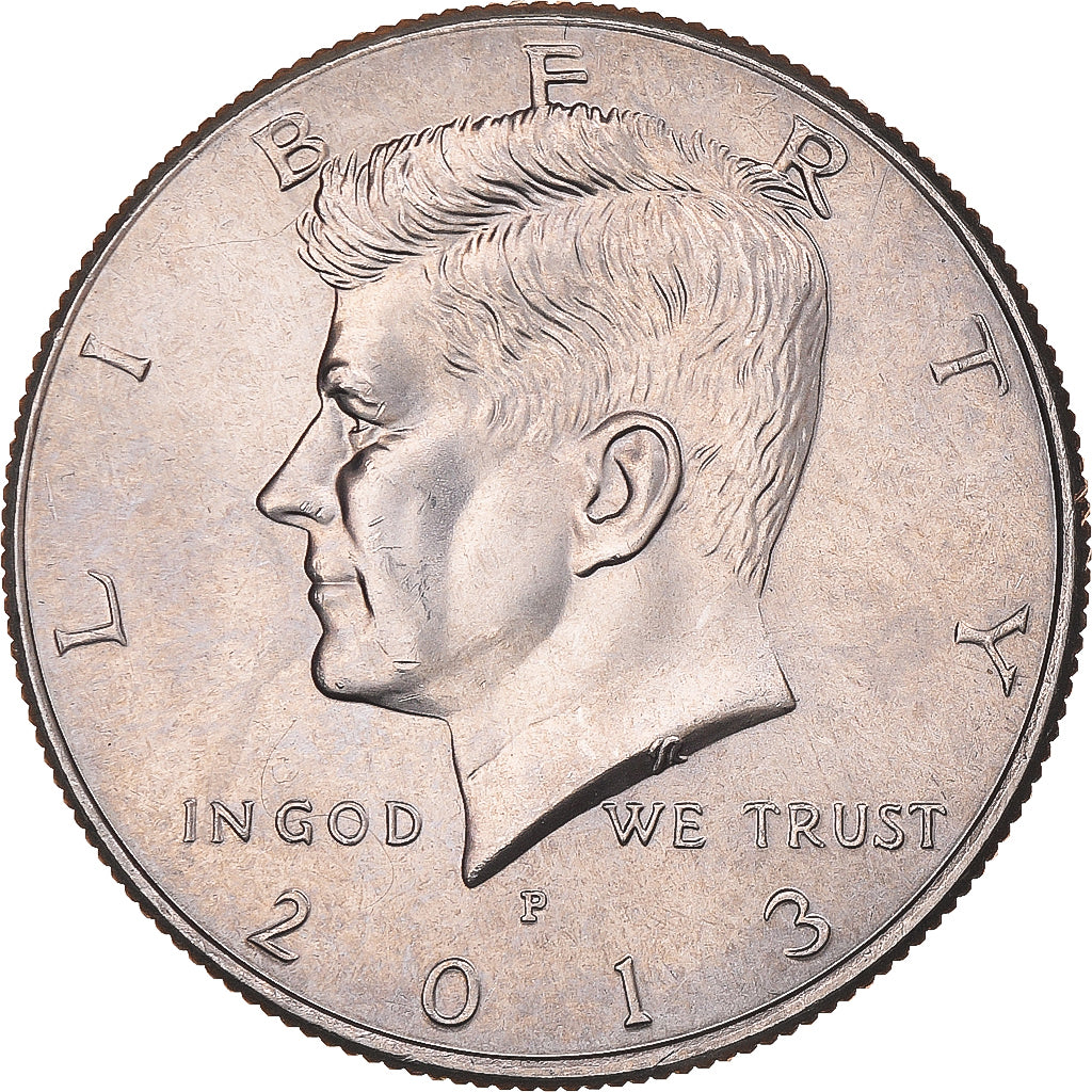 Coin, United States, Kennedy Half Dollar, Half Dollar, 2013, U.S. Mint